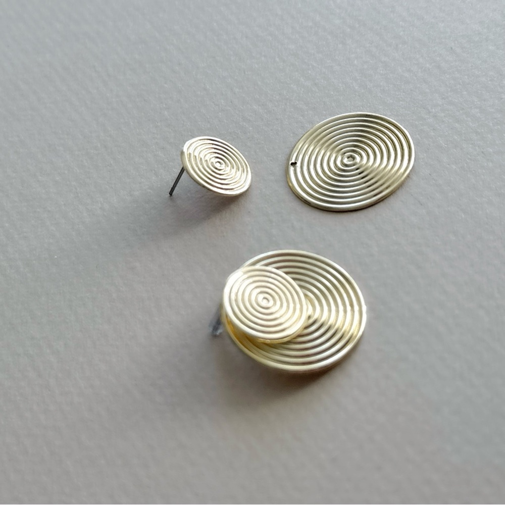Spiral Earrings #2284 - Picture 5 of 7